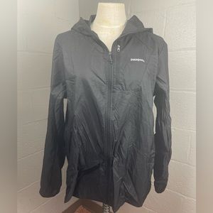 Large black Patagonia windbreaker